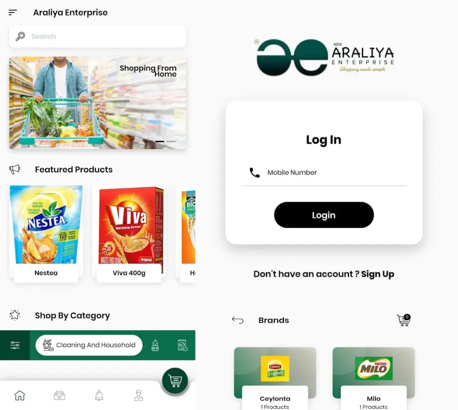 Araliya Enterprises App